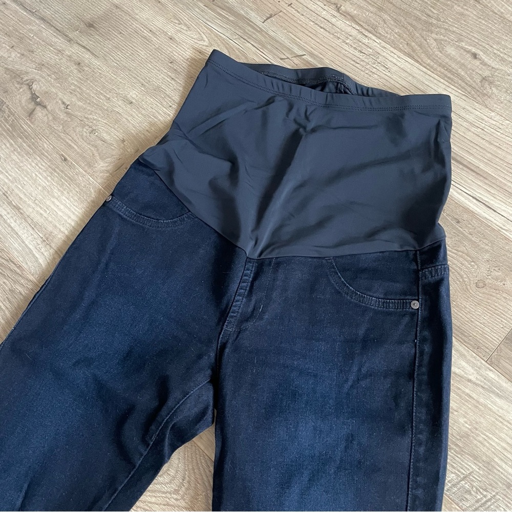 James Jeans Maternity Dark Blue Skinny Jeans - Size 29